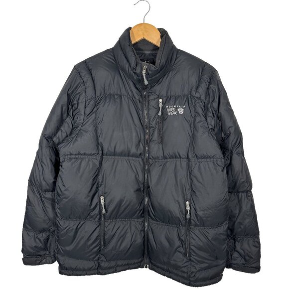 Mountain Hardwear Black Down Puffer Jacket Size Large - Picture 1 of 9